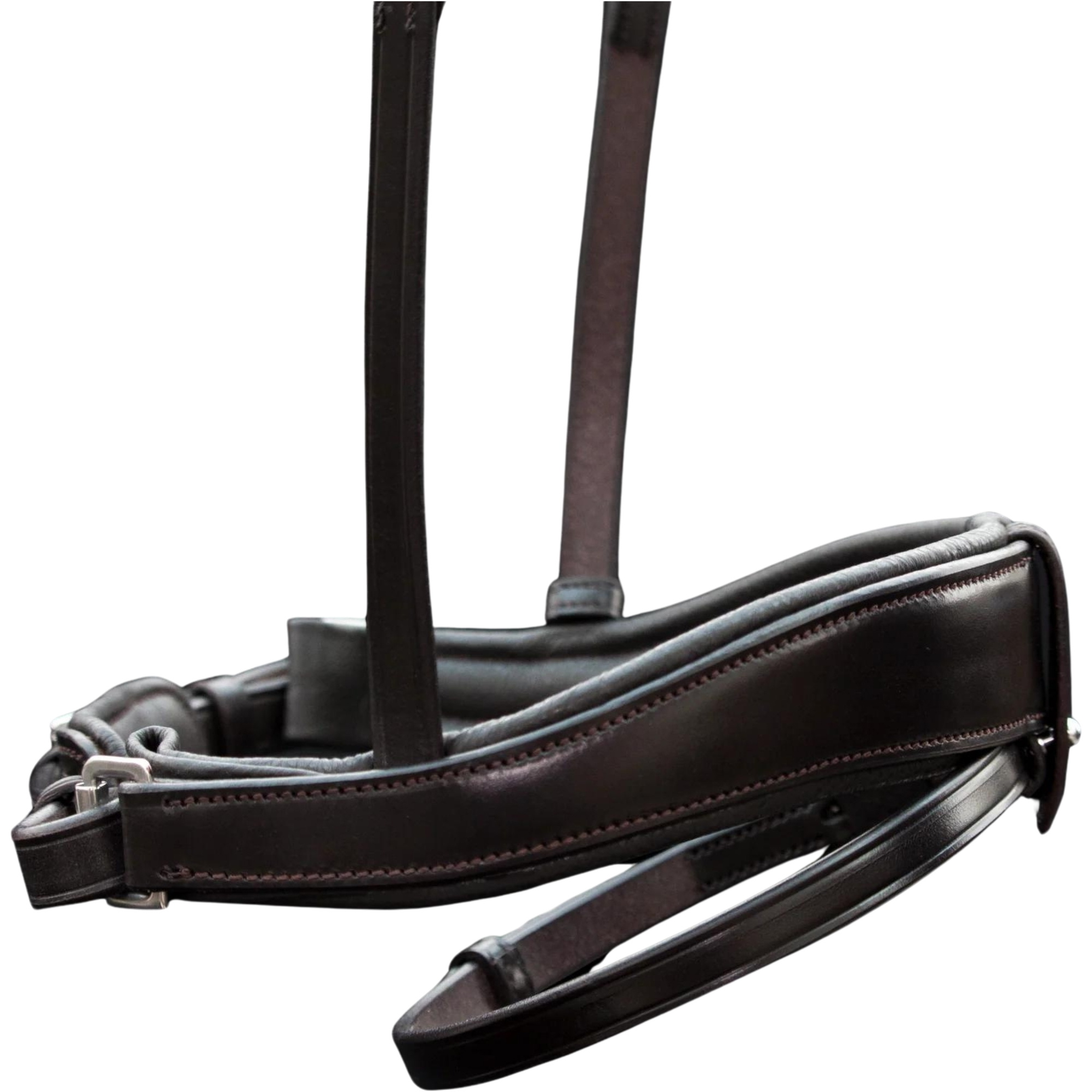 Henry James Dressage Crank Noseband NB-3HJ - Brown